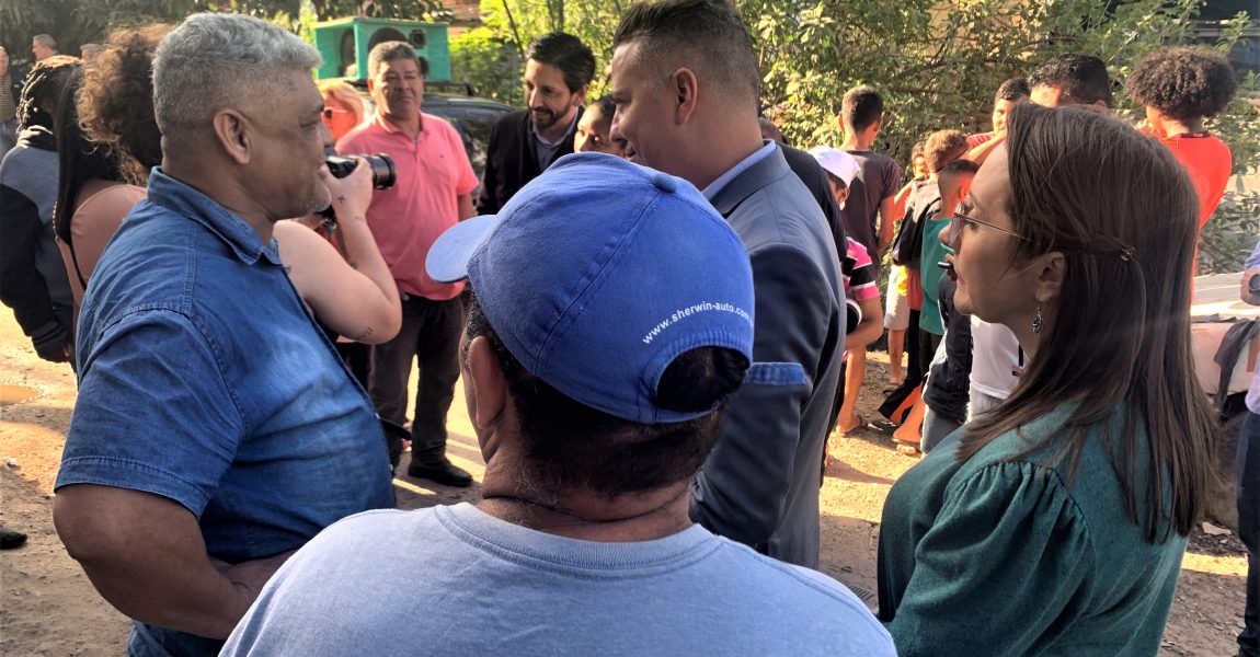 Visita à rua da Bicicleta